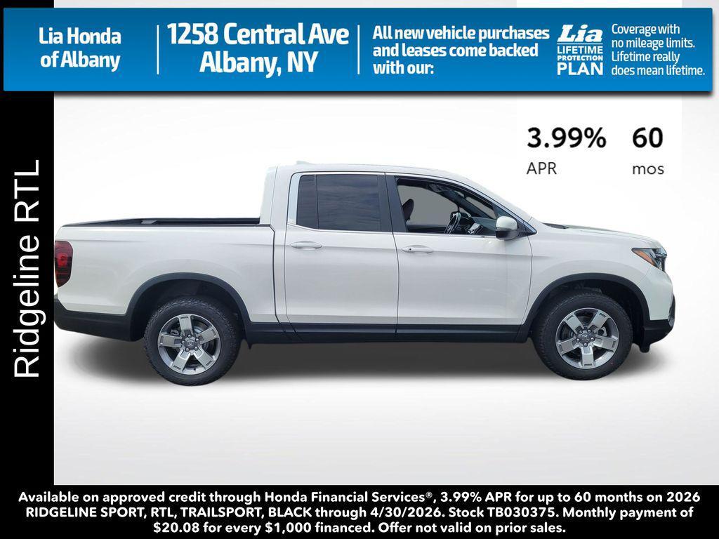 new 2026 Honda Ridgeline car, priced at $45,545