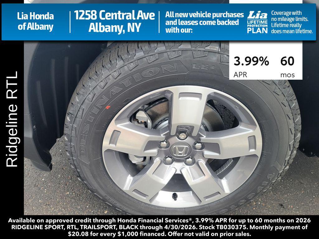 new 2026 Honda Ridgeline car, priced at $45,545