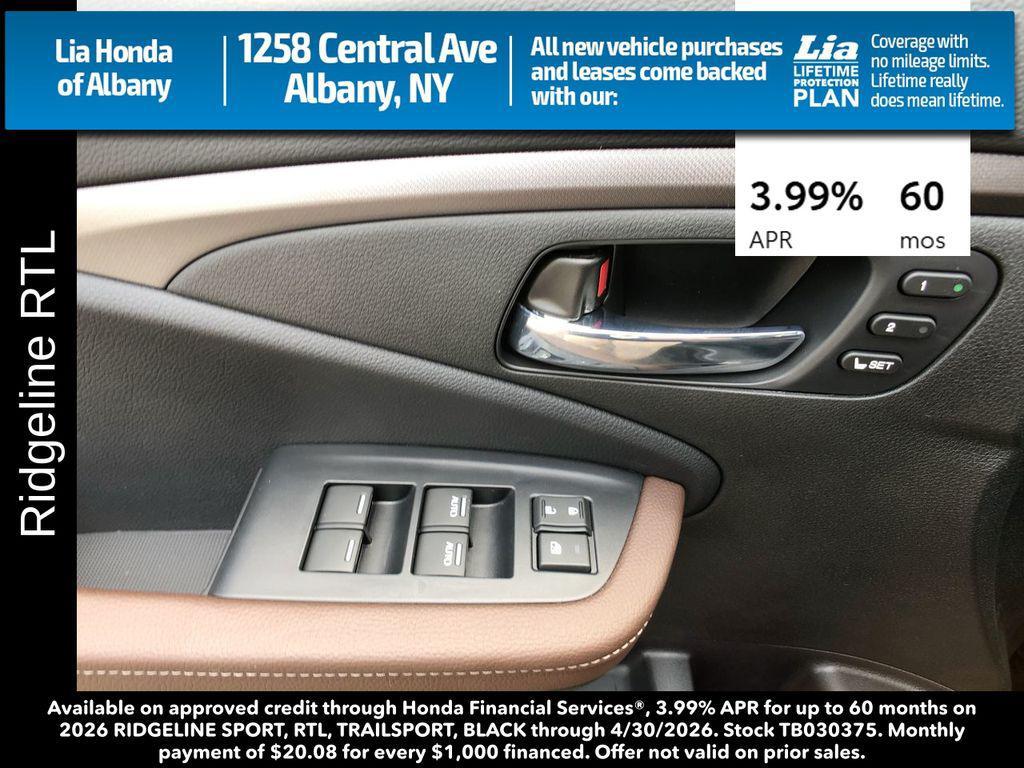 new 2026 Honda Ridgeline car, priced at $45,545