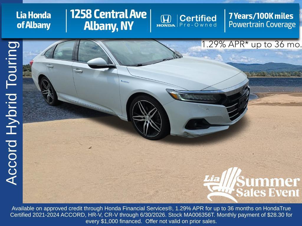 used 2021 Honda Accord Hybrid car, priced at $17,495