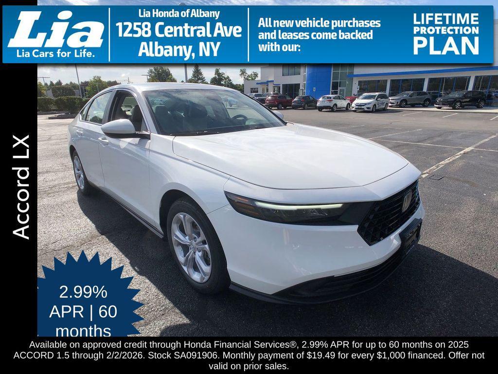 new 2025 Honda Accord car, priced at $29,945