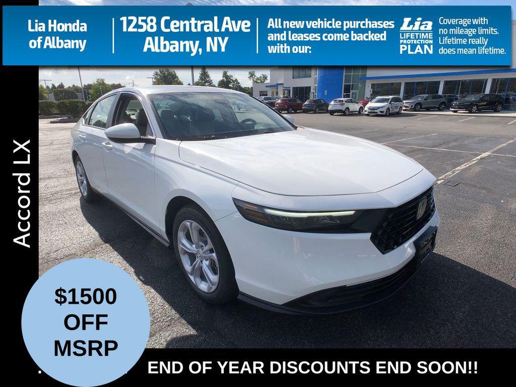 new 2025 Honda Accord car, priced at $29,945
