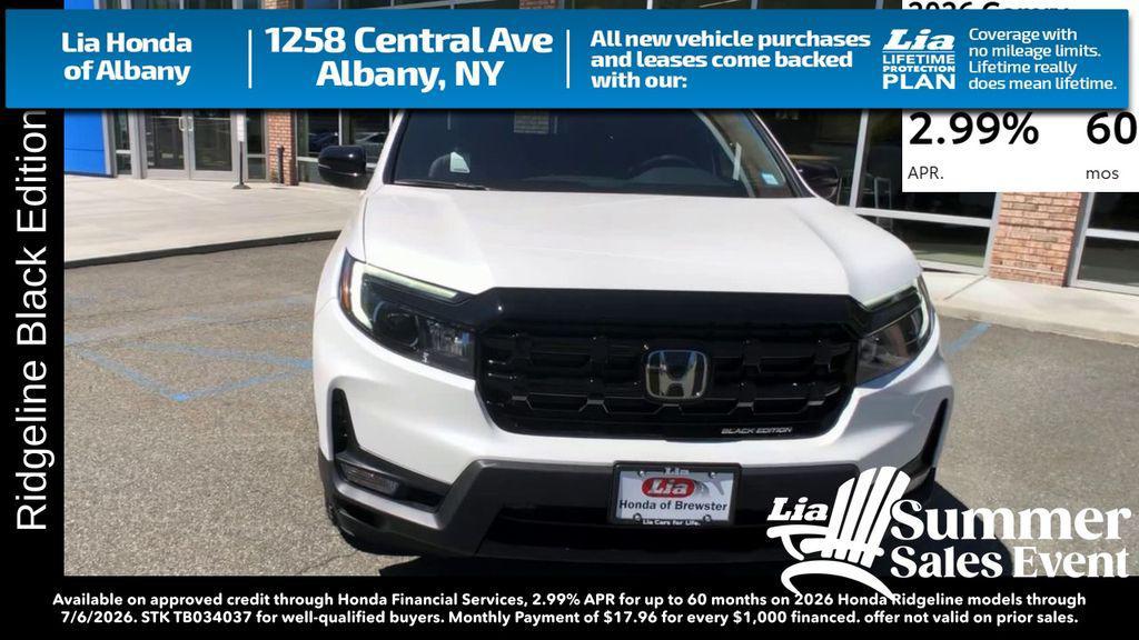 new 2026 Honda Ridgeline car, priced at $49,345