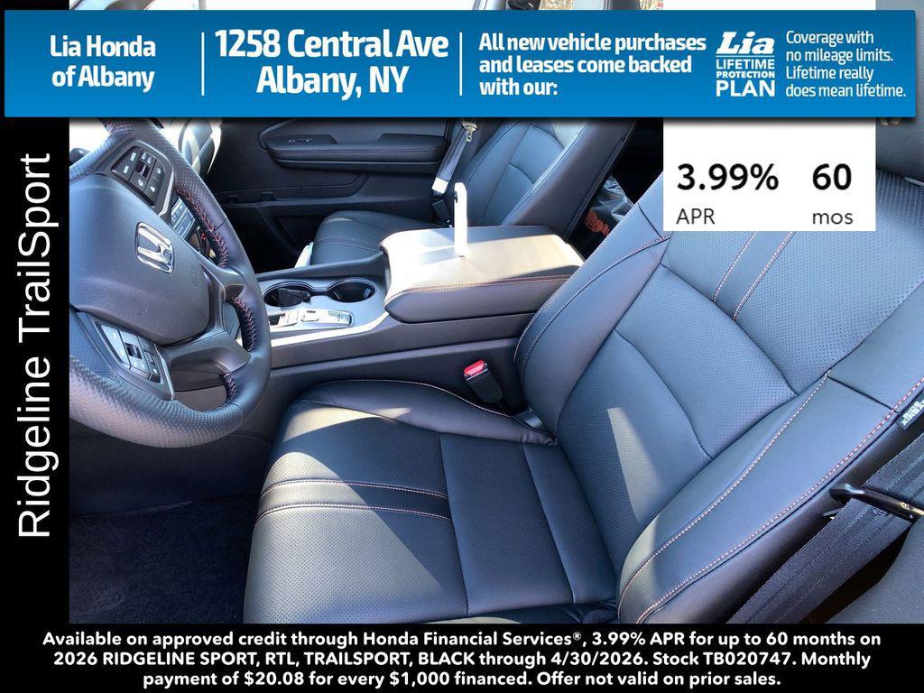 new 2026 Honda Ridgeline car, priced at $47,945