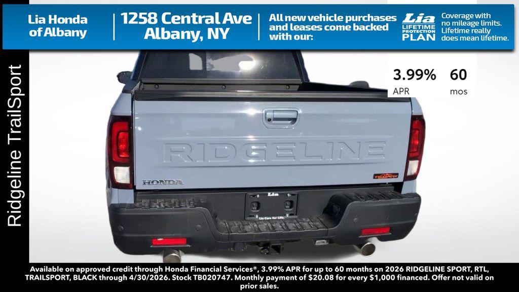 new 2026 Honda Ridgeline car, priced at $47,945