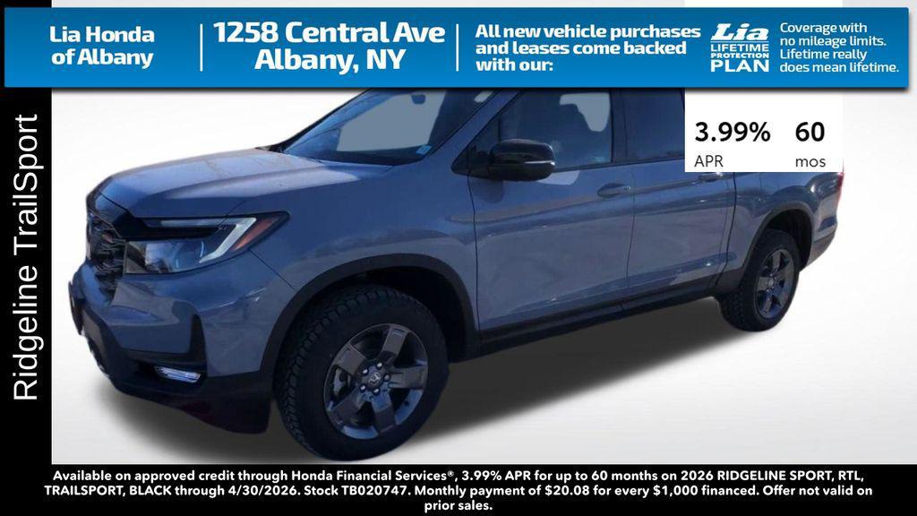 new 2026 Honda Ridgeline car, priced at $47,945
