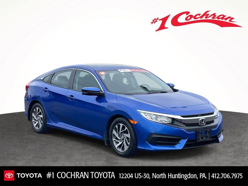 used 2018 Honda Civic car, priced at $15,454