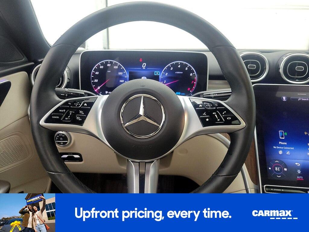 used 2022 Mercedes-Benz C-Class car, priced at $32,998