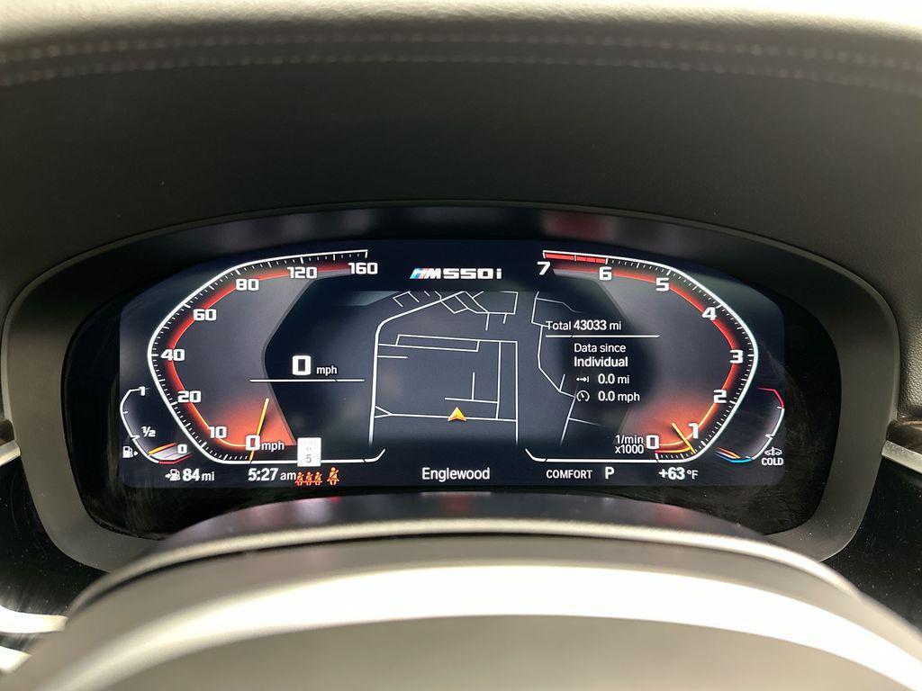 used 2023 BMW M550 car, priced at $57,000
