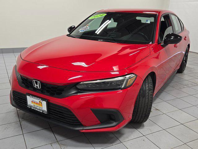 used 2024 Honda Civic car, priced at $23,486