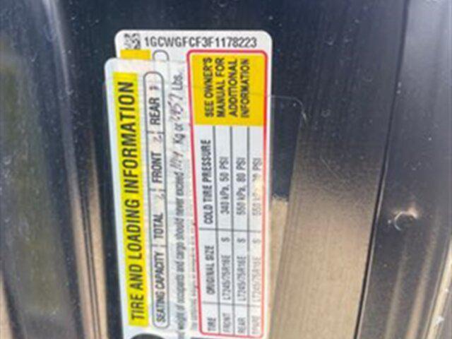 used 2015 Chevrolet Express 2500 car, priced at $17,995