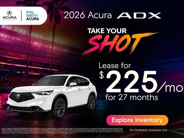 new 2026 Acura ADX car, priced at $35,000