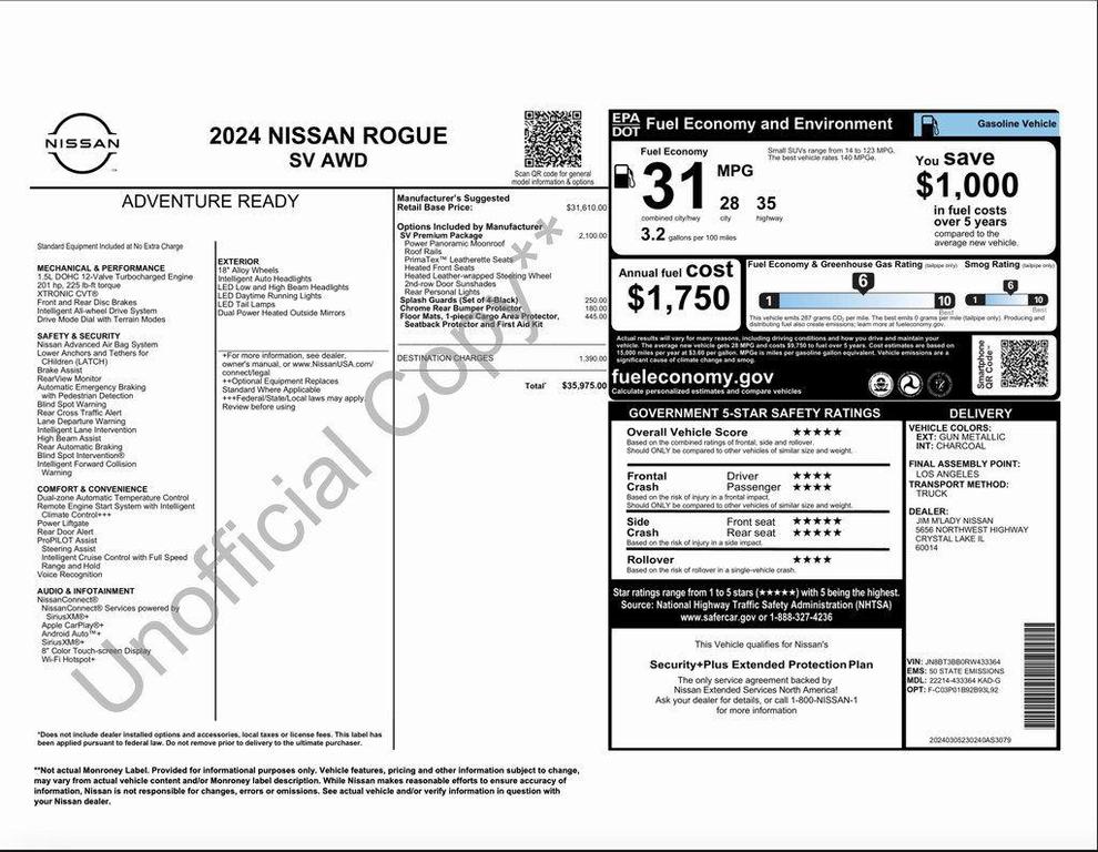 new 2026 Chrysler Pacifica car, priced at $39,940