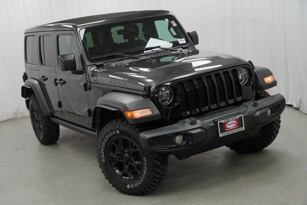 used 2021 Jeep Wrangler car, priced at $27,894