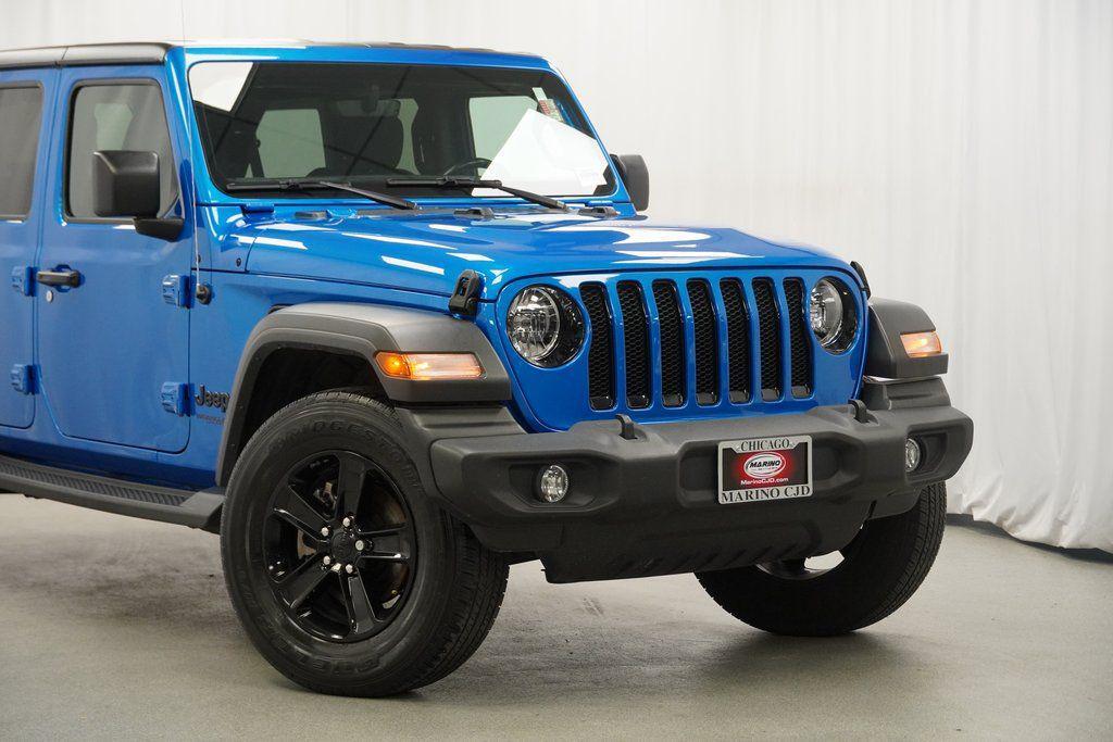 used 2021 Jeep Wrangler Unlimited car, priced at $28,395