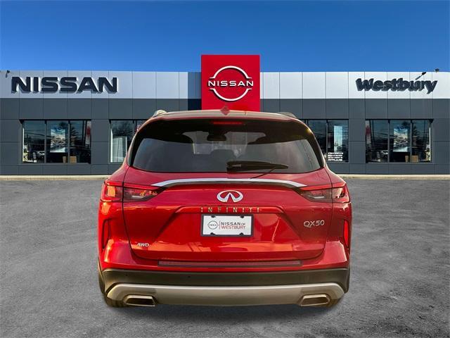 used 2022 INFINITI QX50 car, priced at $30,087