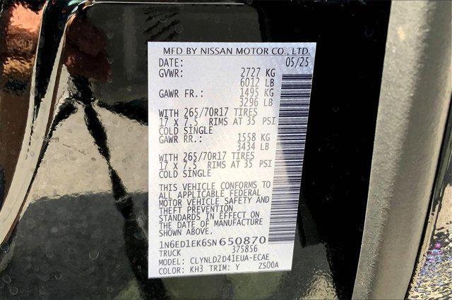 new 2025 Nissan Frontier car, priced at $42,948