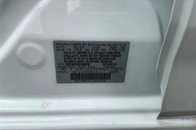 new 2025 Nissan Versa car, priced at $19,984