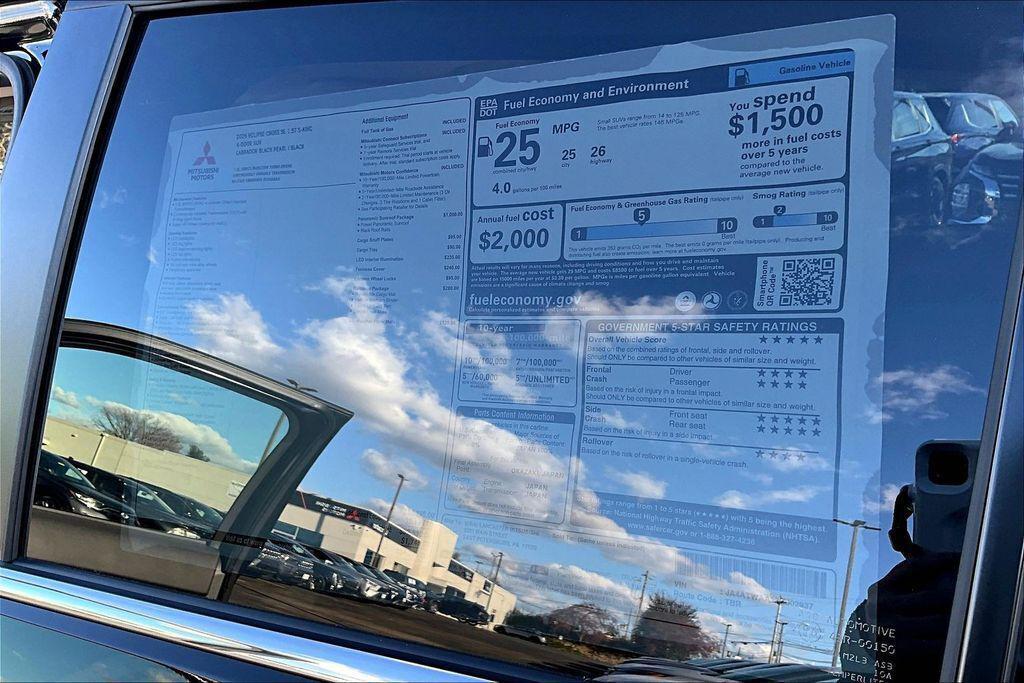 new 2026 Mitsubishi Eclipse Cross car, priced at $30,775