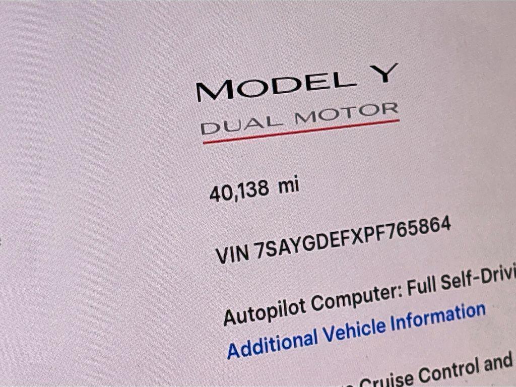 used 2023 Tesla Model Y car, priced at $29,300