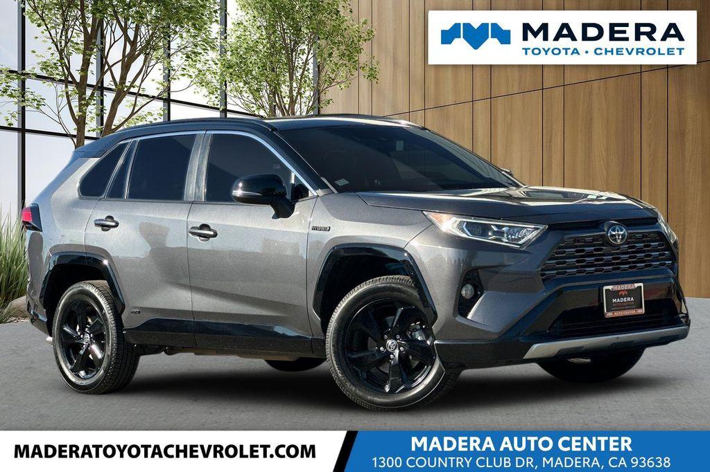 used 2021 Toyota RAV4 Hybrid car, priced at $27,495