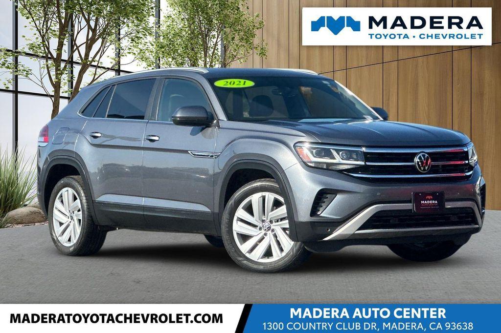 used 2021 Volkswagen Atlas Cross Sport car, priced at $23,589