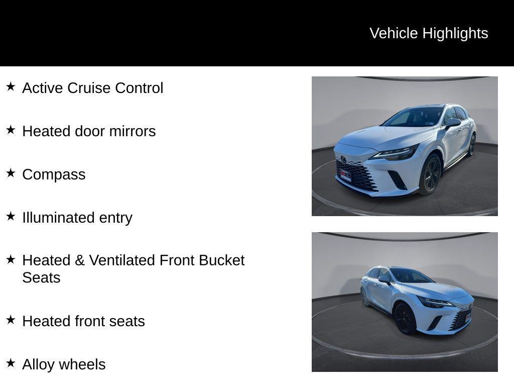 used 2024 Lexus RX 350 car, priced at $47,490