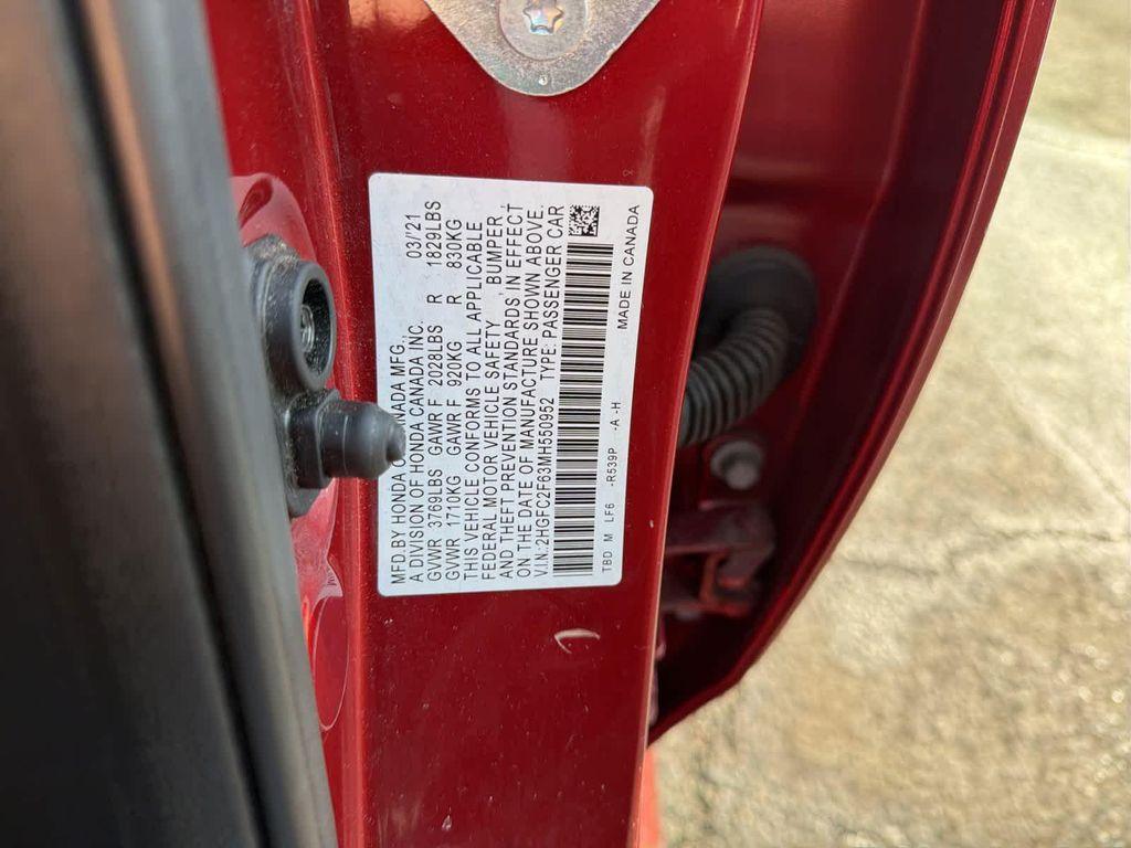 used 2021 Honda Civic car, priced at $19,190