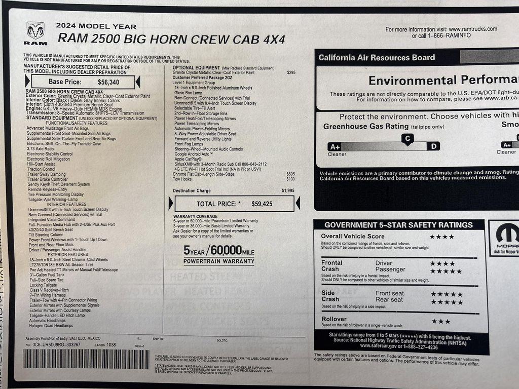 used 2024 Ram 2500 car, priced at $40,995