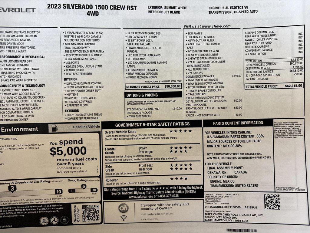 used 2023 Chevrolet Silverado 1500 car, priced at $41,995