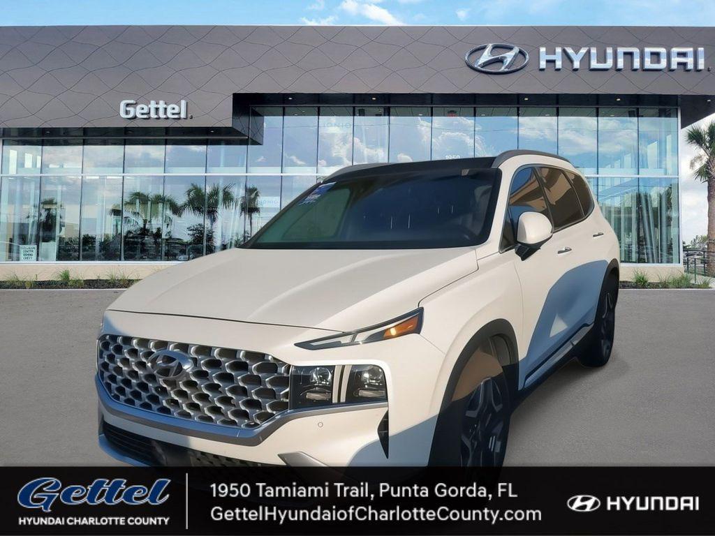 used 2021 Hyundai Santa Fe car, priced at $17,255