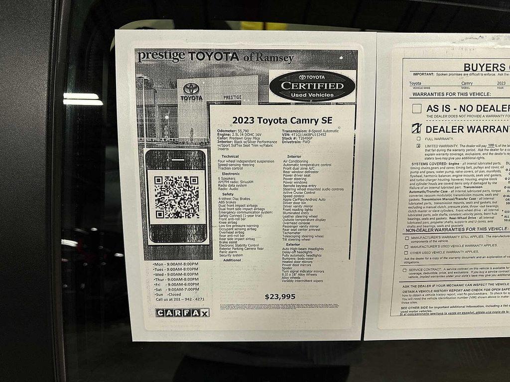 used 2023 Toyota Camry car, priced at $23,995