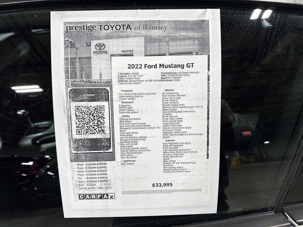 used 2022 Ford Mustang car, priced at $32,495