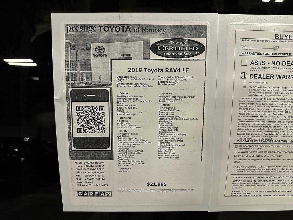 used 2019 Toyota RAV4 car, priced at $21,695