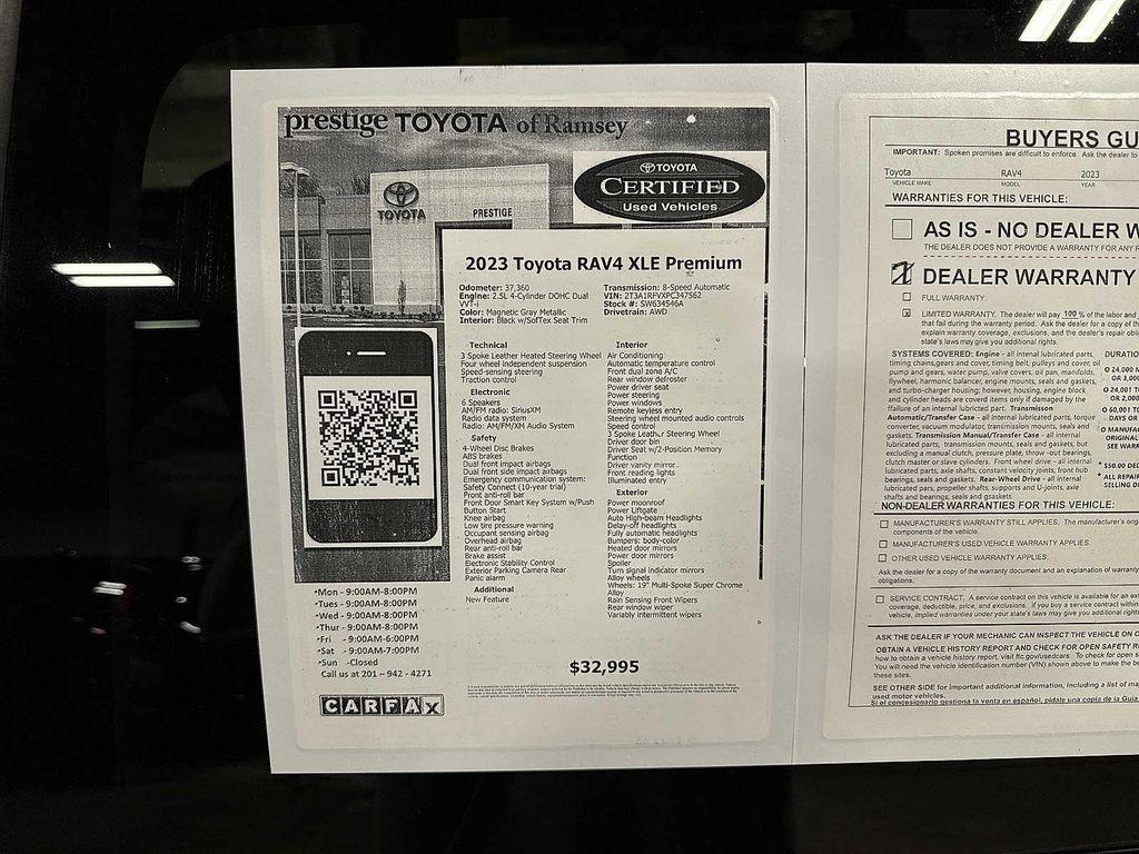 used 2023 Toyota RAV4 car, priced at $31,895
