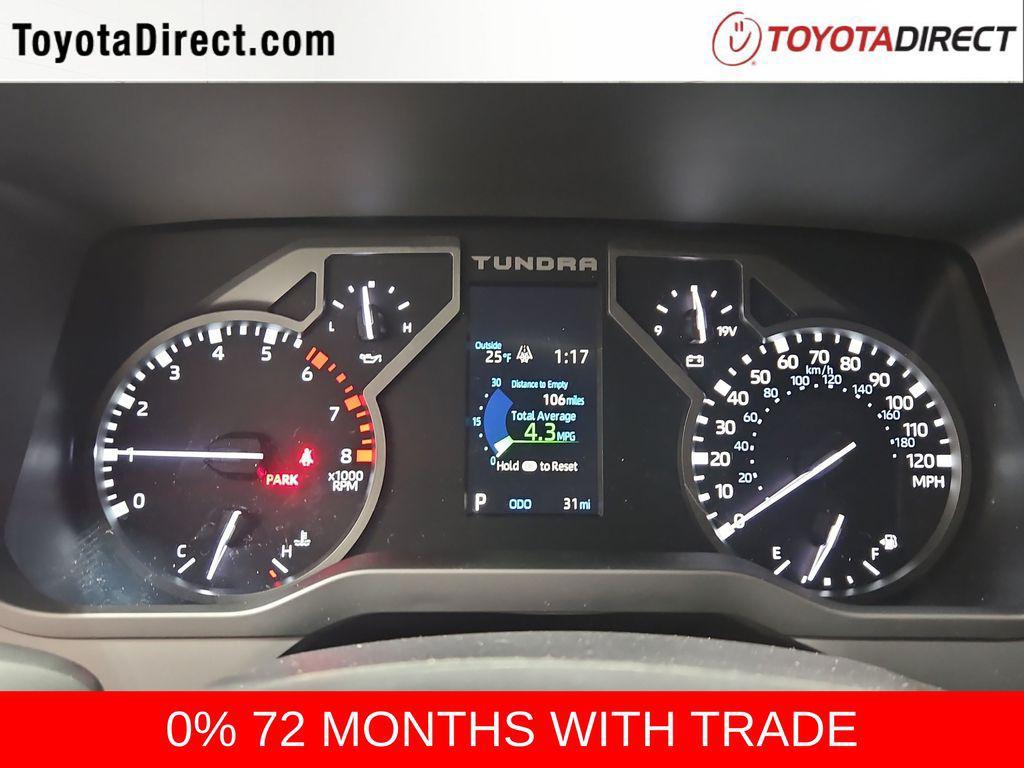 new 2026 Toyota Tundra car, priced at $47,148