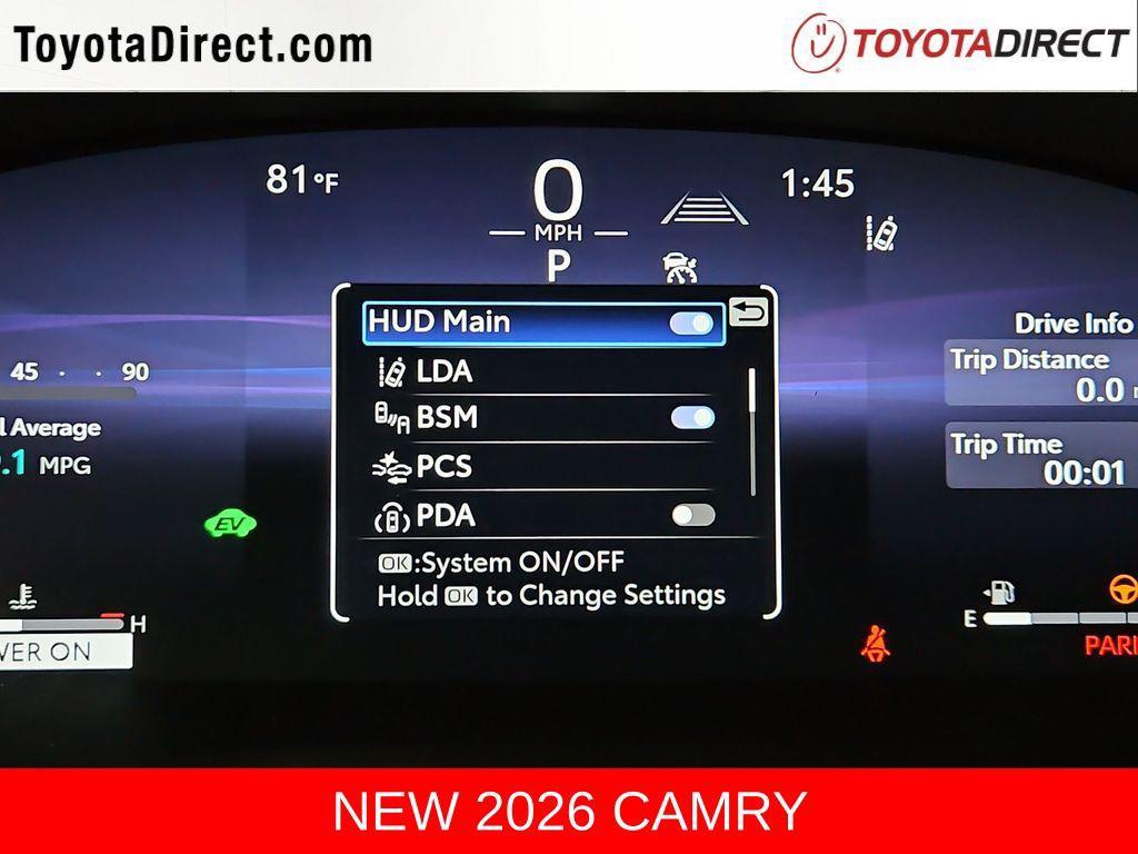new 2026 Toyota Camry car, priced at $40,186