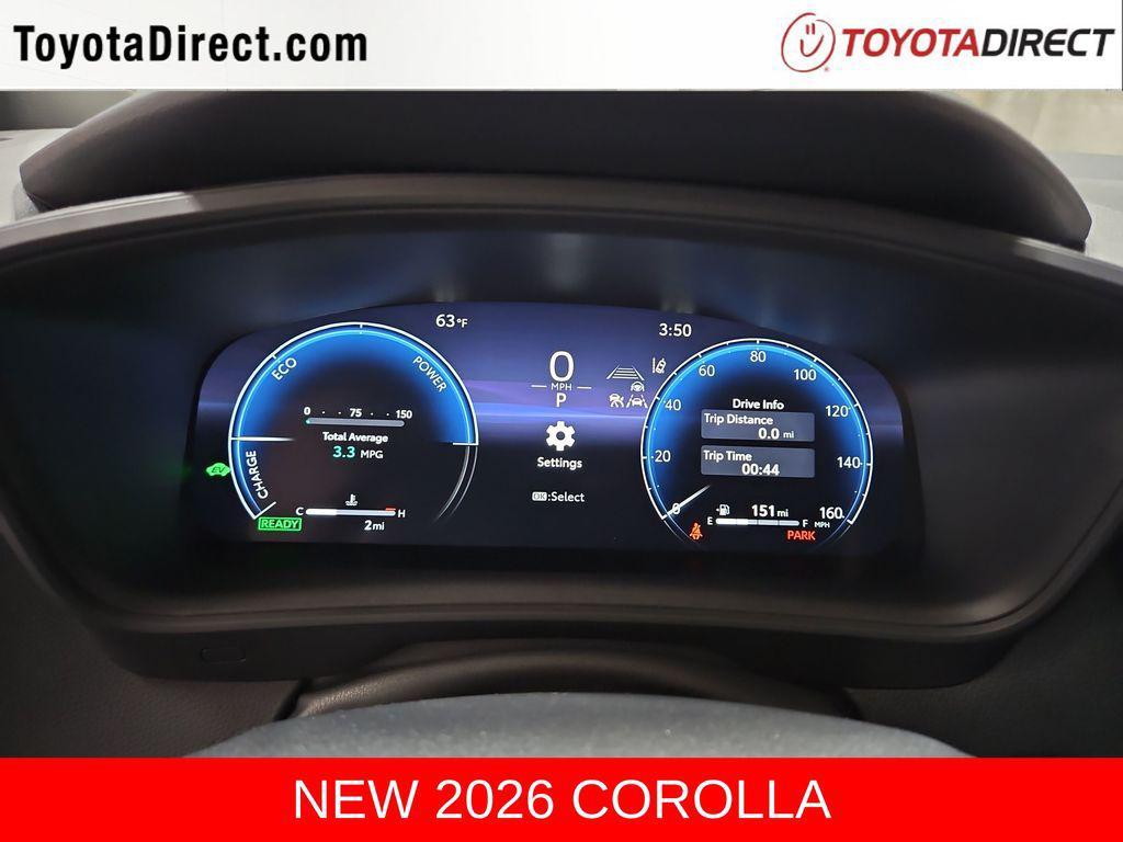 new 2026 Toyota Corolla Hybrid car, priced at $30,856