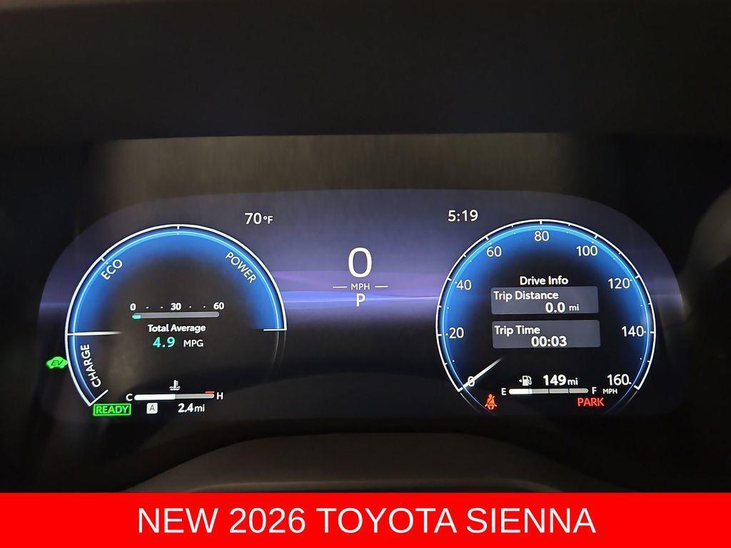 new 2026 Toyota Sienna car, priced at $51,382