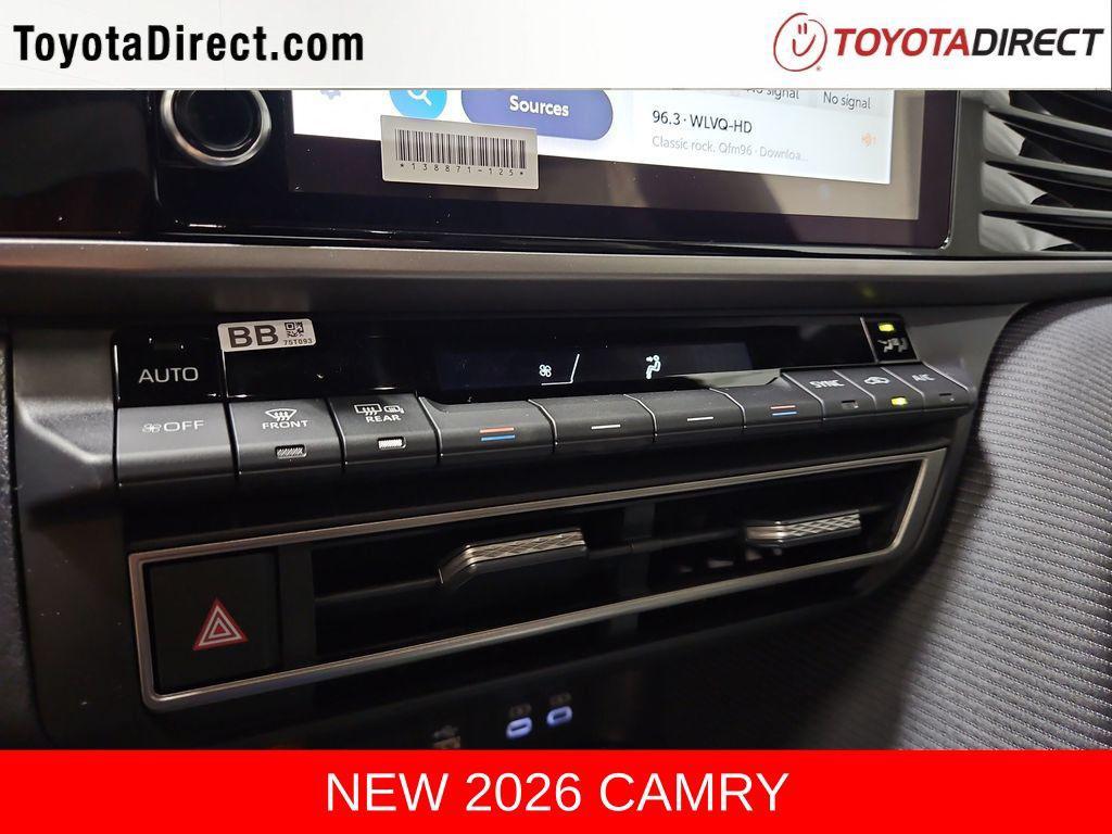 new 2026 Toyota Camry car, priced at $31,853