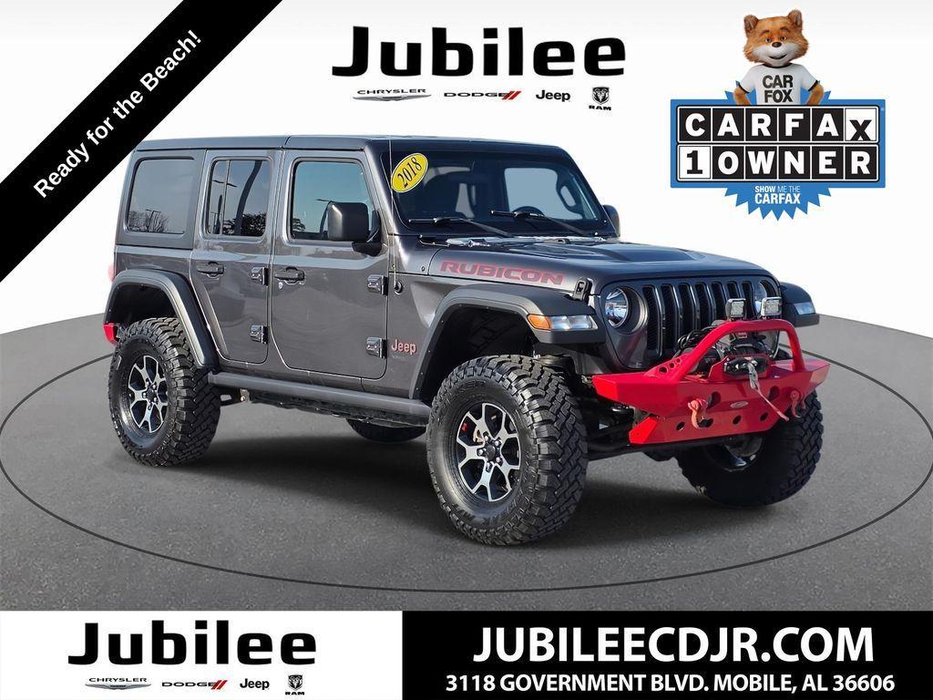 used 2018 Jeep Wrangler Unlimited car, priced at $25,990