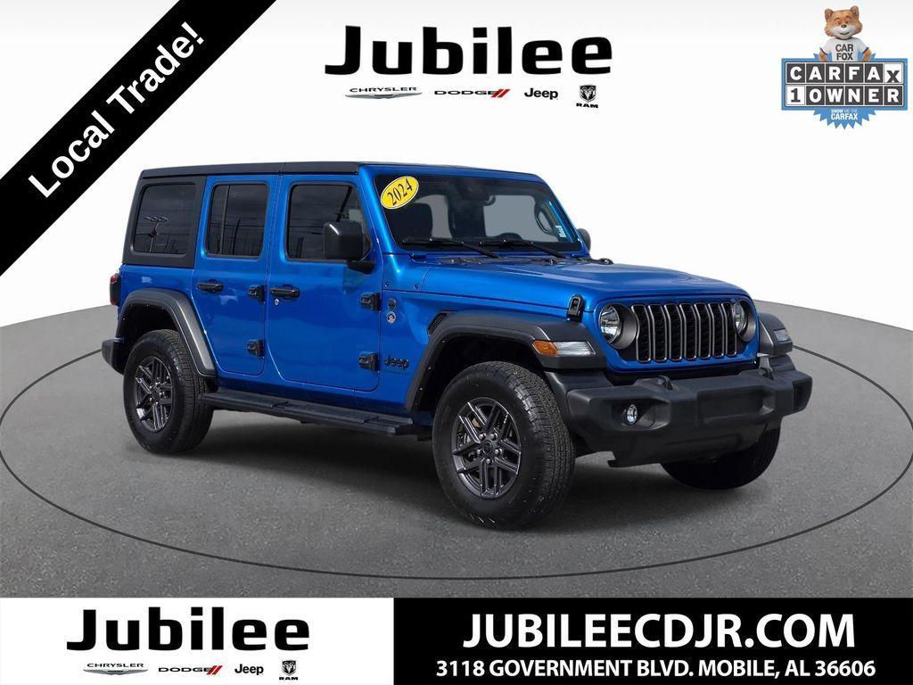 used 2024 Jeep Wrangler car, priced at $37,990