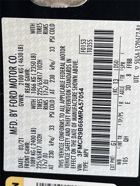 used 2021 Ford Bronco Sport car, priced at $19,998