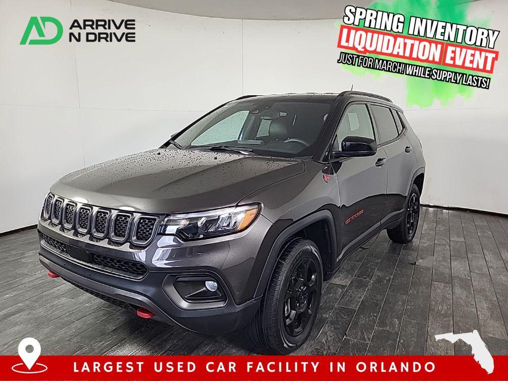 used 2023 Jeep Compass car, priced at $17,999