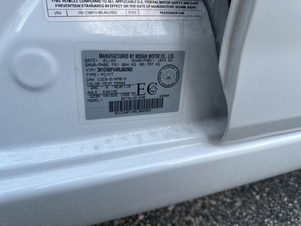 used 2024 Nissan Versa car, priced at $14,952