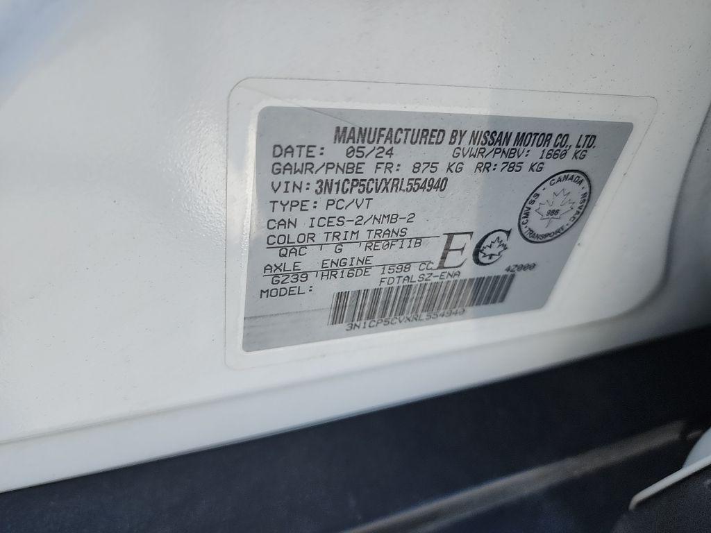used 2024 Nissan Kicks car, priced at $16,888
