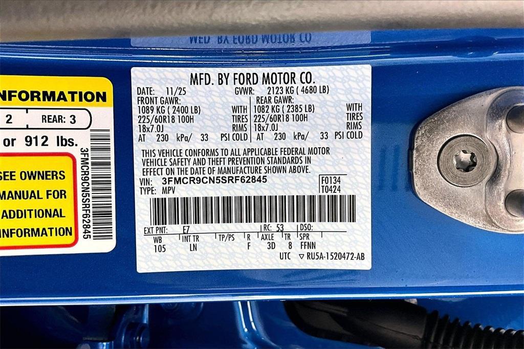 new 2025 Ford Bronco Sport car, priced at $34,242