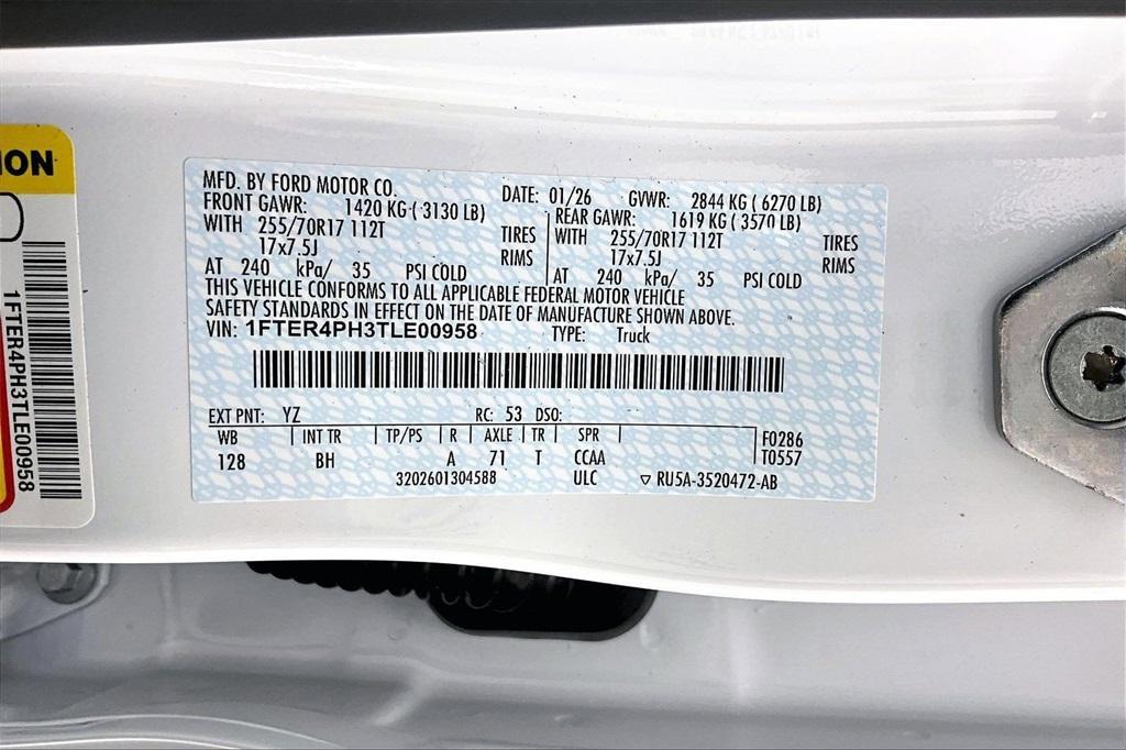 new 2026 Ford Ranger car, priced at $38,784