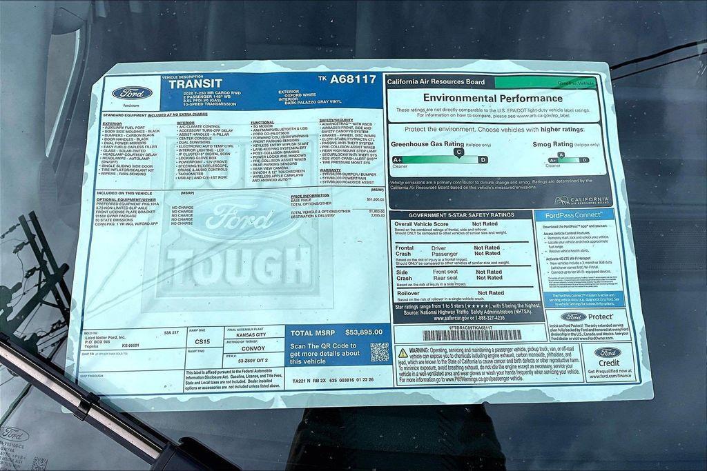 new 2026 Ford Transit-250 car, priced at $46,885