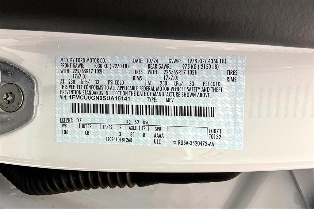 new 2025 Ford Escape car, priced at $25,144